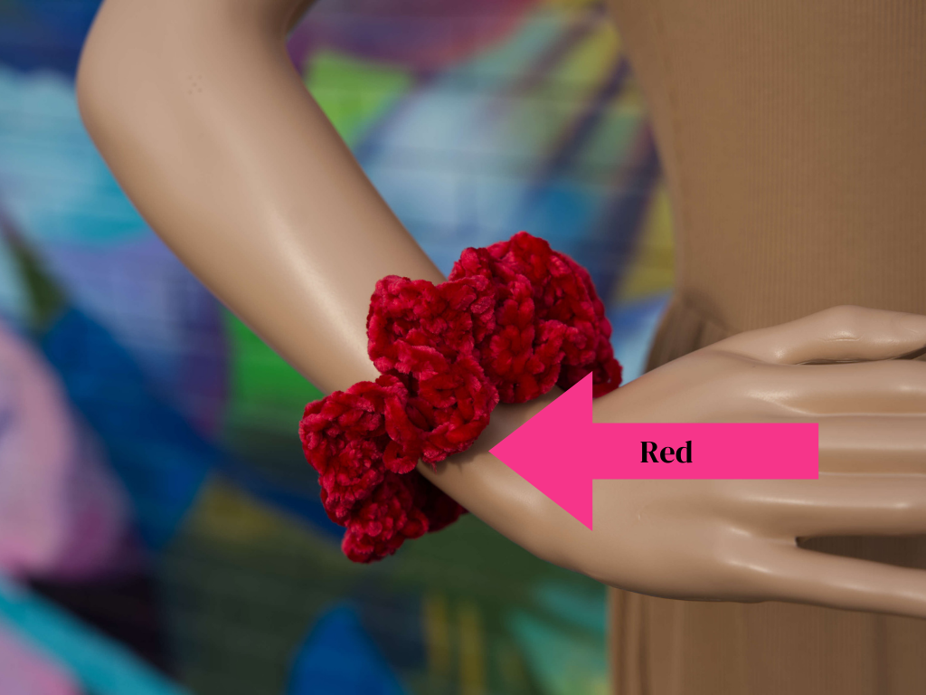 Crocheted Hair Scrunchy