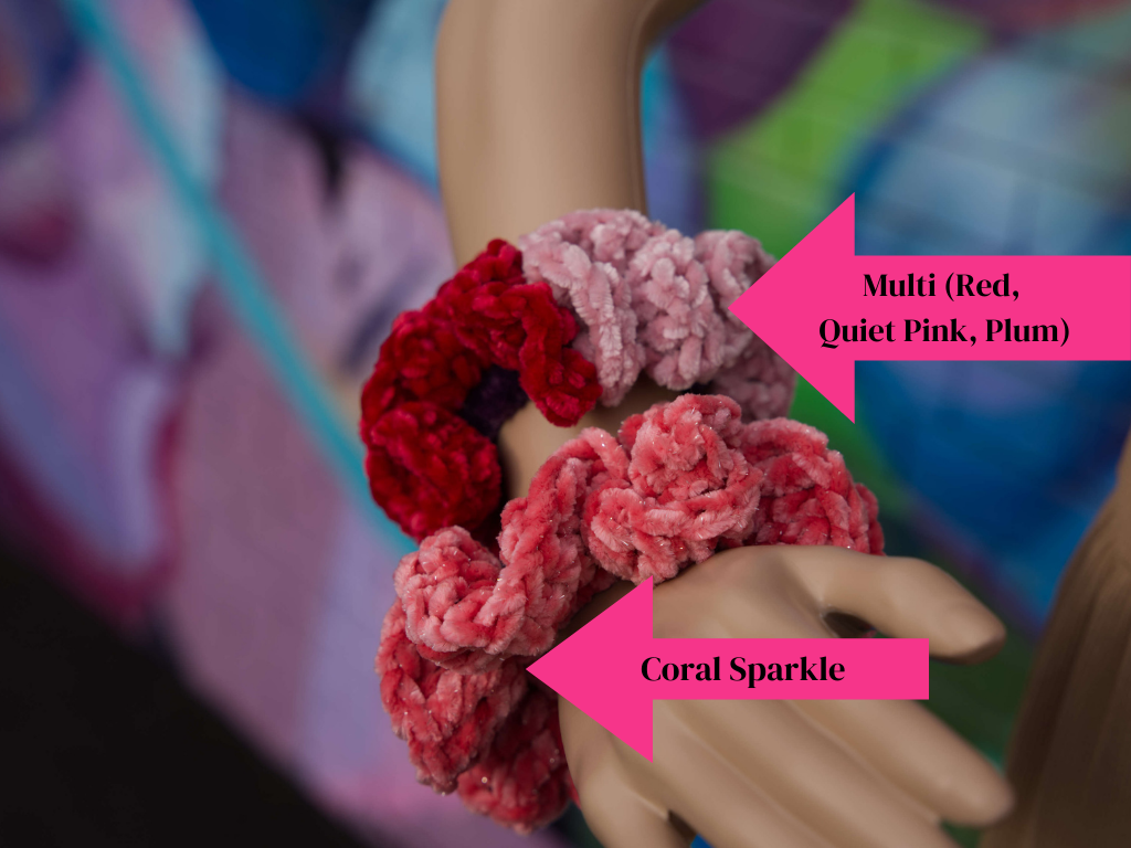 Crocheted Hair Scrunchy