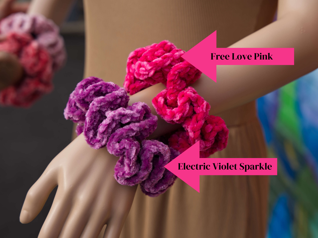 Crocheted Hair Scrunchy
