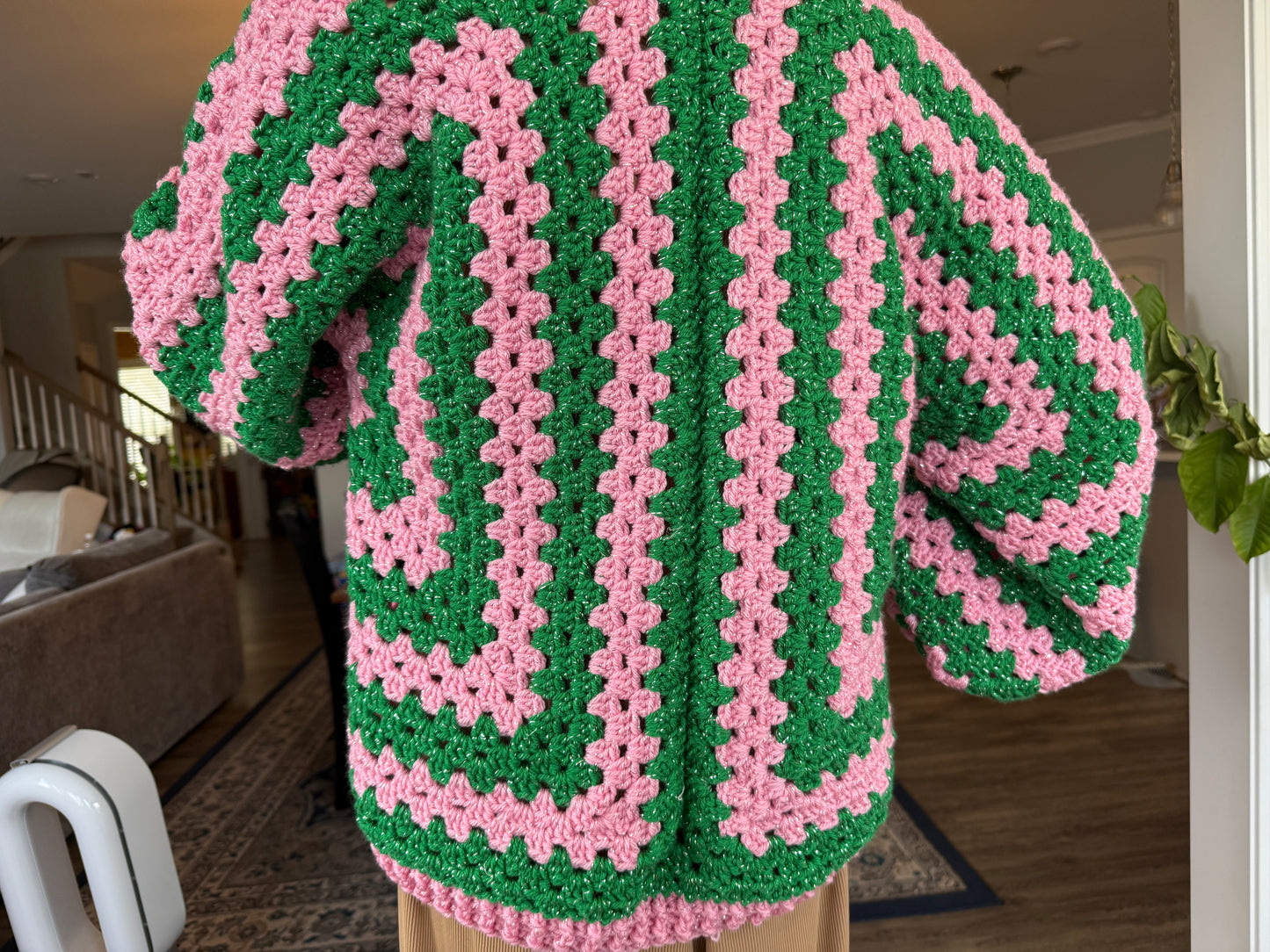 ๐๐ AKA-Inspired Handmade Crocheted Cardigan