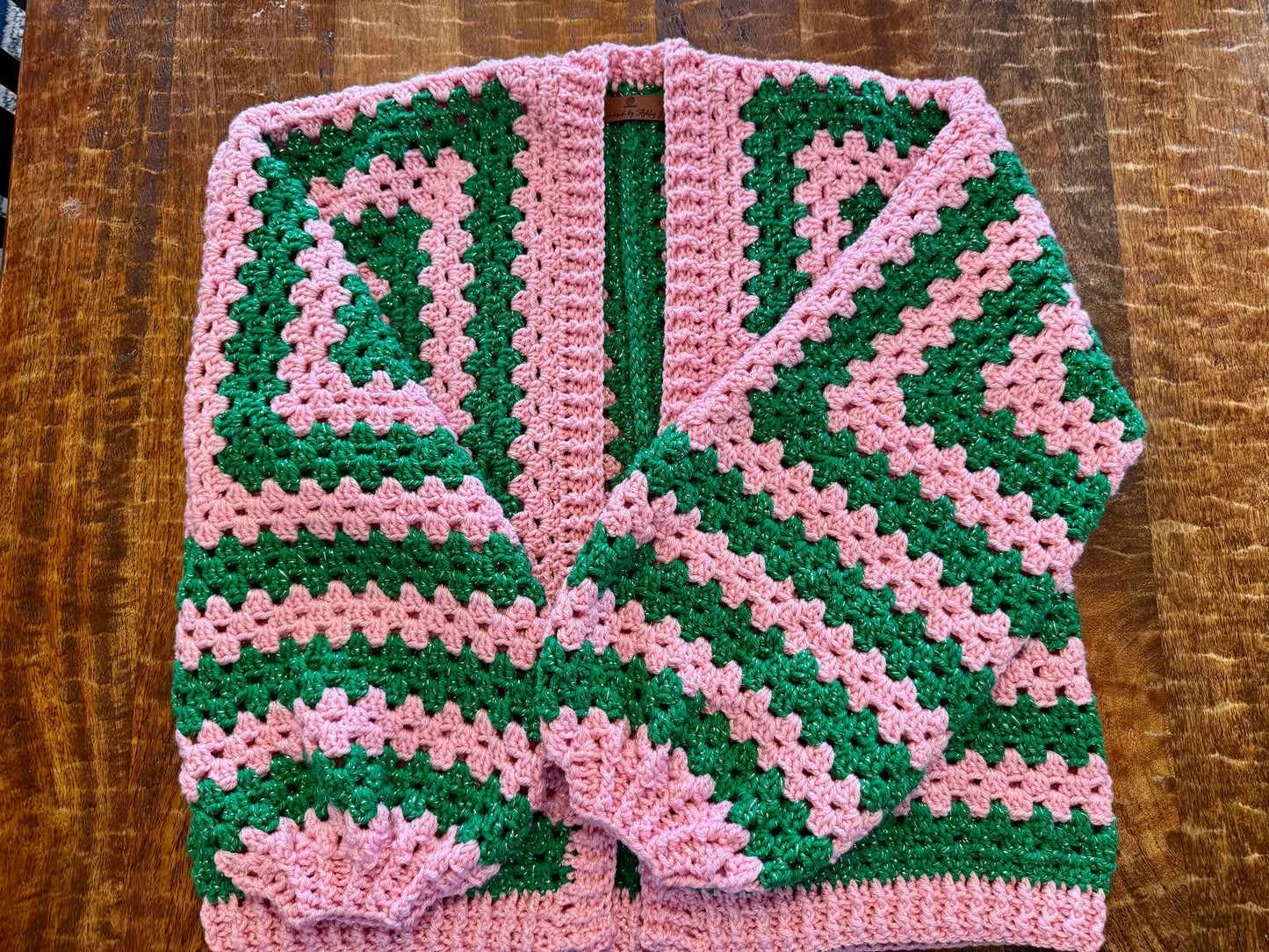 ๐๐ AKA-Inspired Handmade Crocheted Cardigan