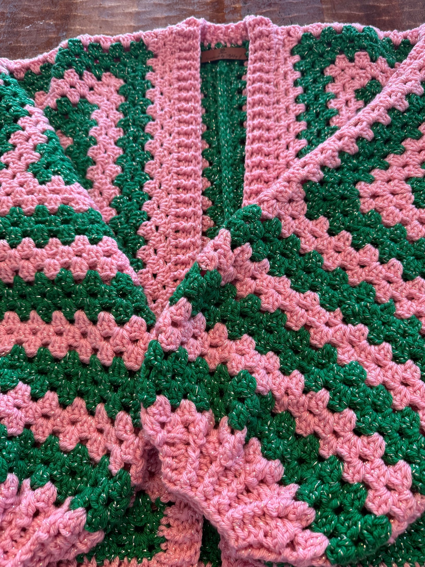 ๐๐ AKA-Inspired Handmade Crocheted Cardigan