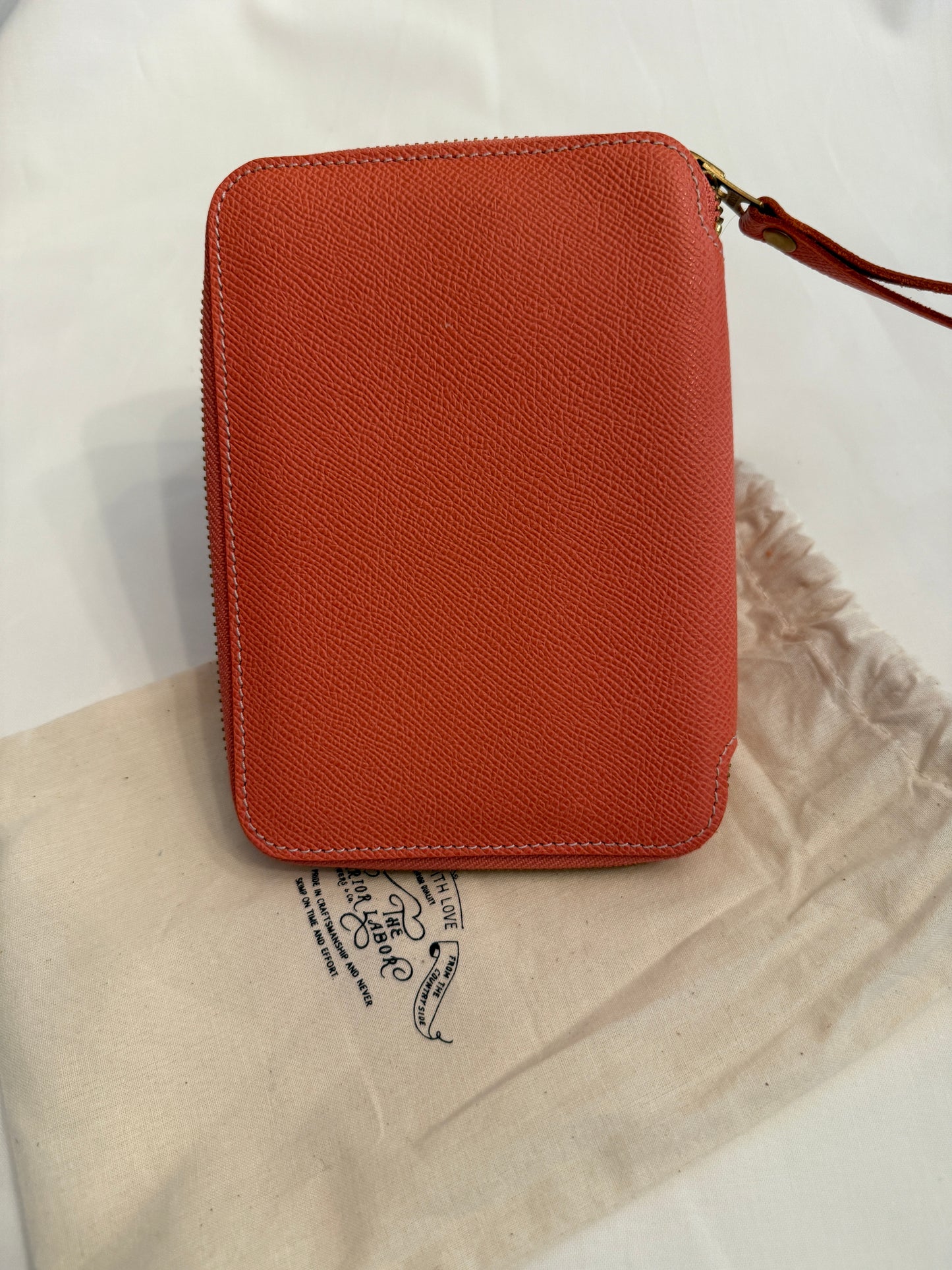 The Superior Labor - Calf Leather - Zip Organizer A6 - Pink