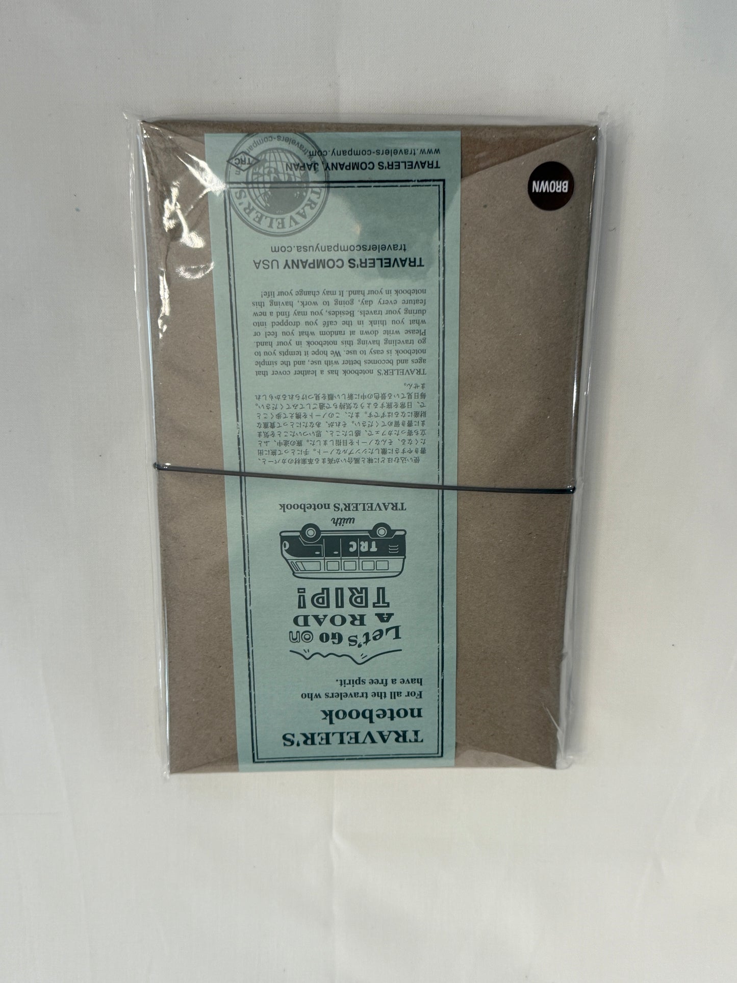 TRAVELER'S COMPANY USA TRAVELER'S notebook Brown ROAD TRIP