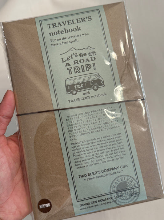 TRAVELER'S COMPANY USA TRAVELER'S notebook Brown ROAD TRIP