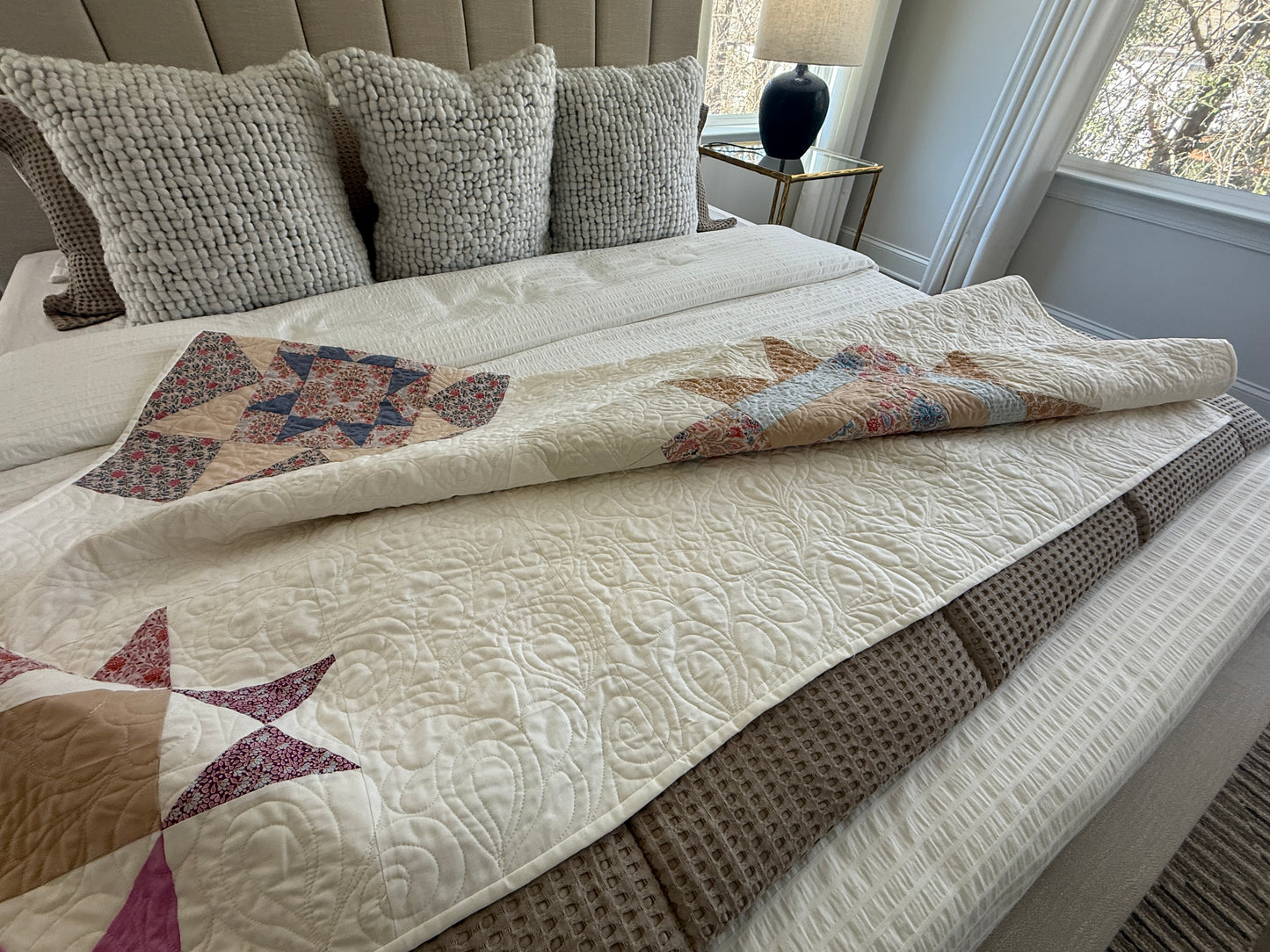 Starry Night Constellation – Handmade Quilt (70.5" x 80.5")