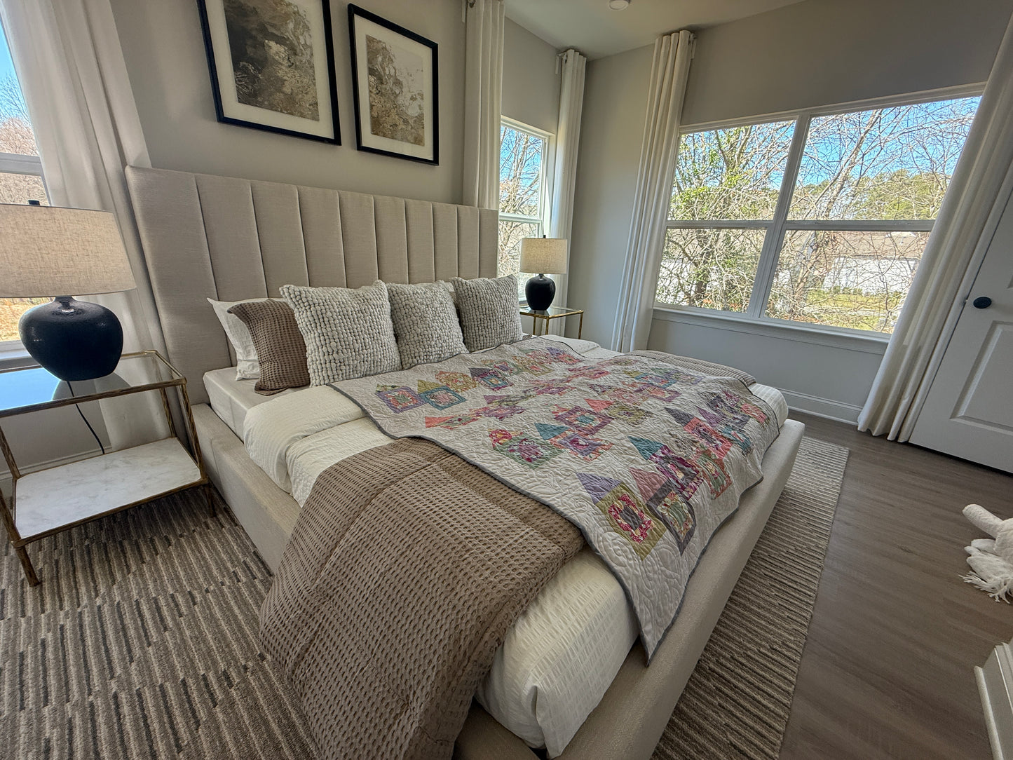 Home Sweet Home – Handmade Quilt (55.5" x 59.5")
