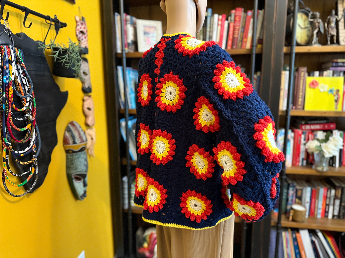 💙 Red Bull Racing-Inspired Handmade Crocheted Cardigan