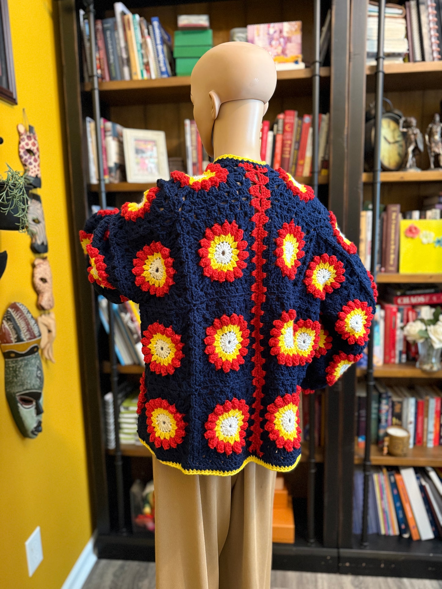 💙 Red Bull Racing-Inspired Handmade Crocheted Cardigan