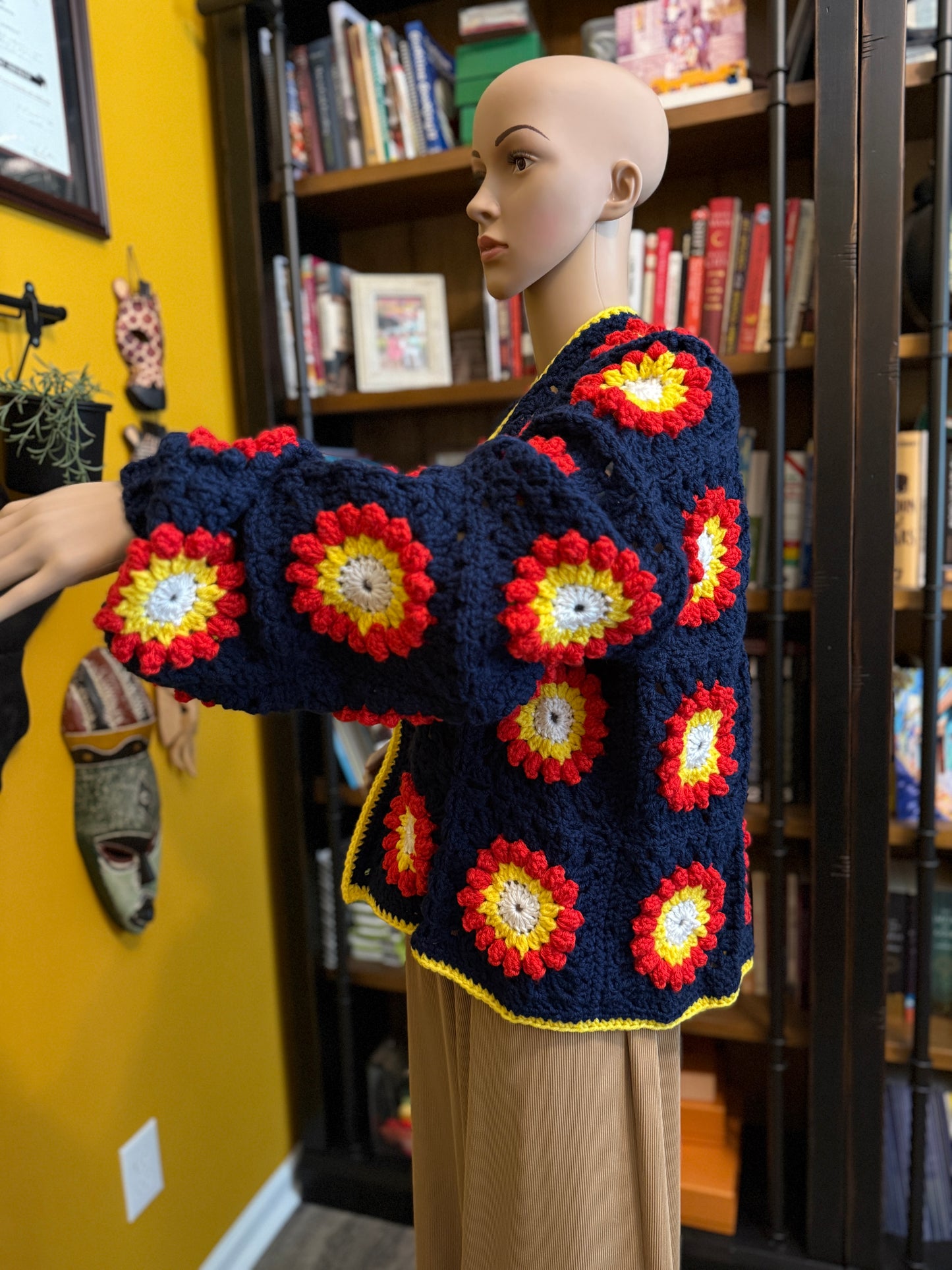 💙 Red Bull Racing-Inspired Handmade Crocheted Cardigan