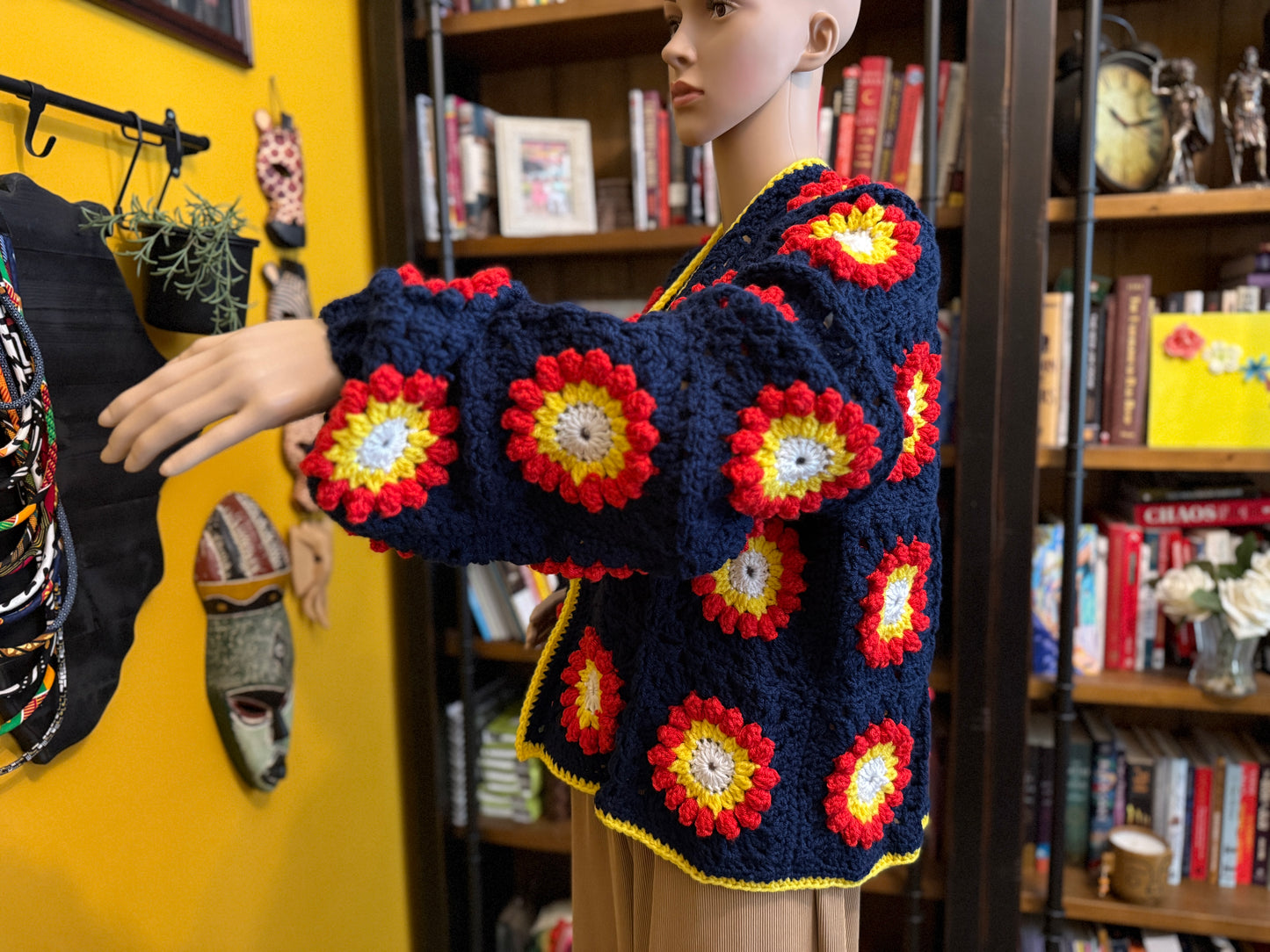 💙 Red Bull Racing-Inspired Handmade Crocheted Cardigan