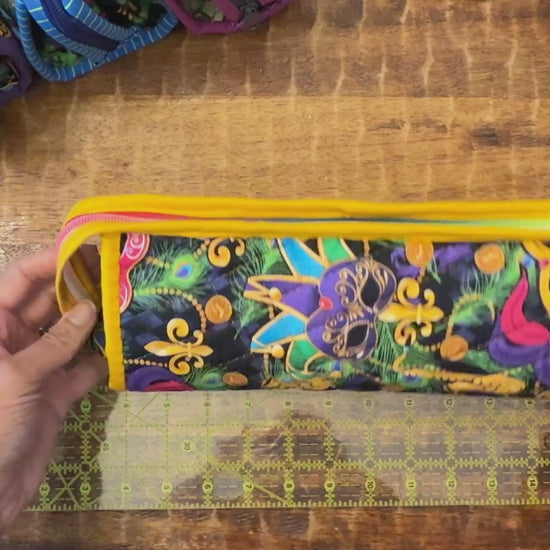 Mardis Gras Gold Rainbow Sew Together Bag